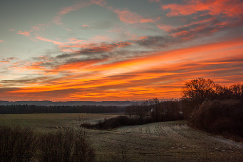 Sonnenaufgang by joergnapp, Sonnenaufgang Weihnachten 2014deutschland sonnenaufgang ravensburg badenwürttemberg tageszeit