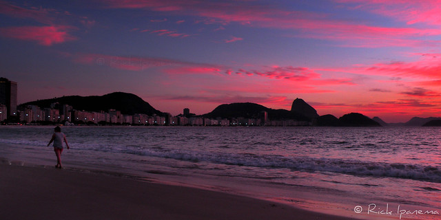 Amanhecer em Copacabana - Dawn in Copacabana Beach  #Copacabana #Rio #Dawn #Amanhecer