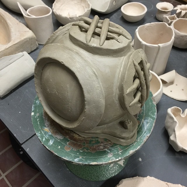 My ceramic object today.