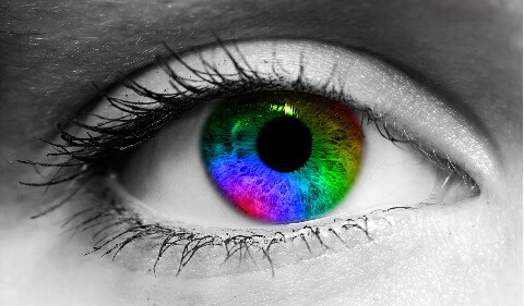 Rainbow eye effect photoshop | #rainbow #eye #effect #photos… | Flickr