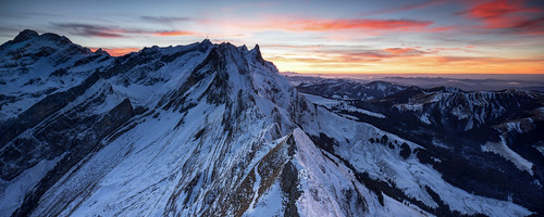 schnee sunset panorama snow mountains alps canon schweiz switzerland sony shift 24mm blau alpha tilt sonneuntergang tse appenzell alpstein a7r schäfler hitech0 innerhoden shiftpanorama 9segitzo2542losnovoflexcb3ii2