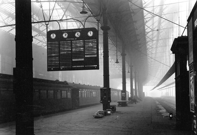 Liverpool Exchage Station - View of platforms 7&8 @1926