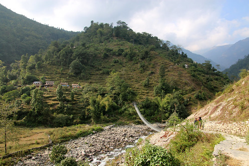 nepal suspensionbridge himalayas poonhilltrek