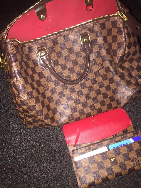 Louis Vuitton bag and matching purse