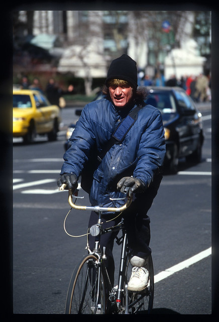 NYC 1999: cold-weather courier