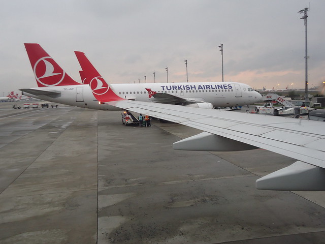 On the flight to Denizli