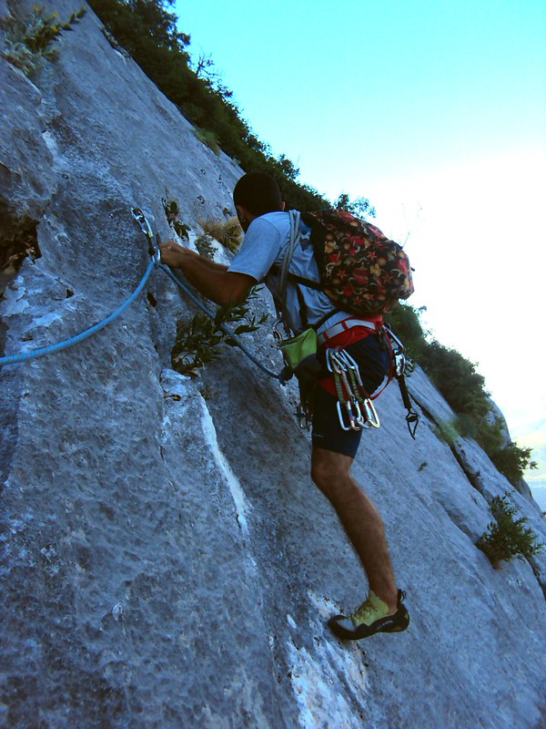 The traverse at the start of the 2nd pitch of El Kapıdan by bryandkeith on flickr