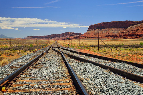 summer southwest grass utah ut rocks unitedstates desert tracks railway bluesky western rails moab redrock etbtsy