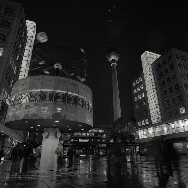 Rainy Night at Alexanderplatz