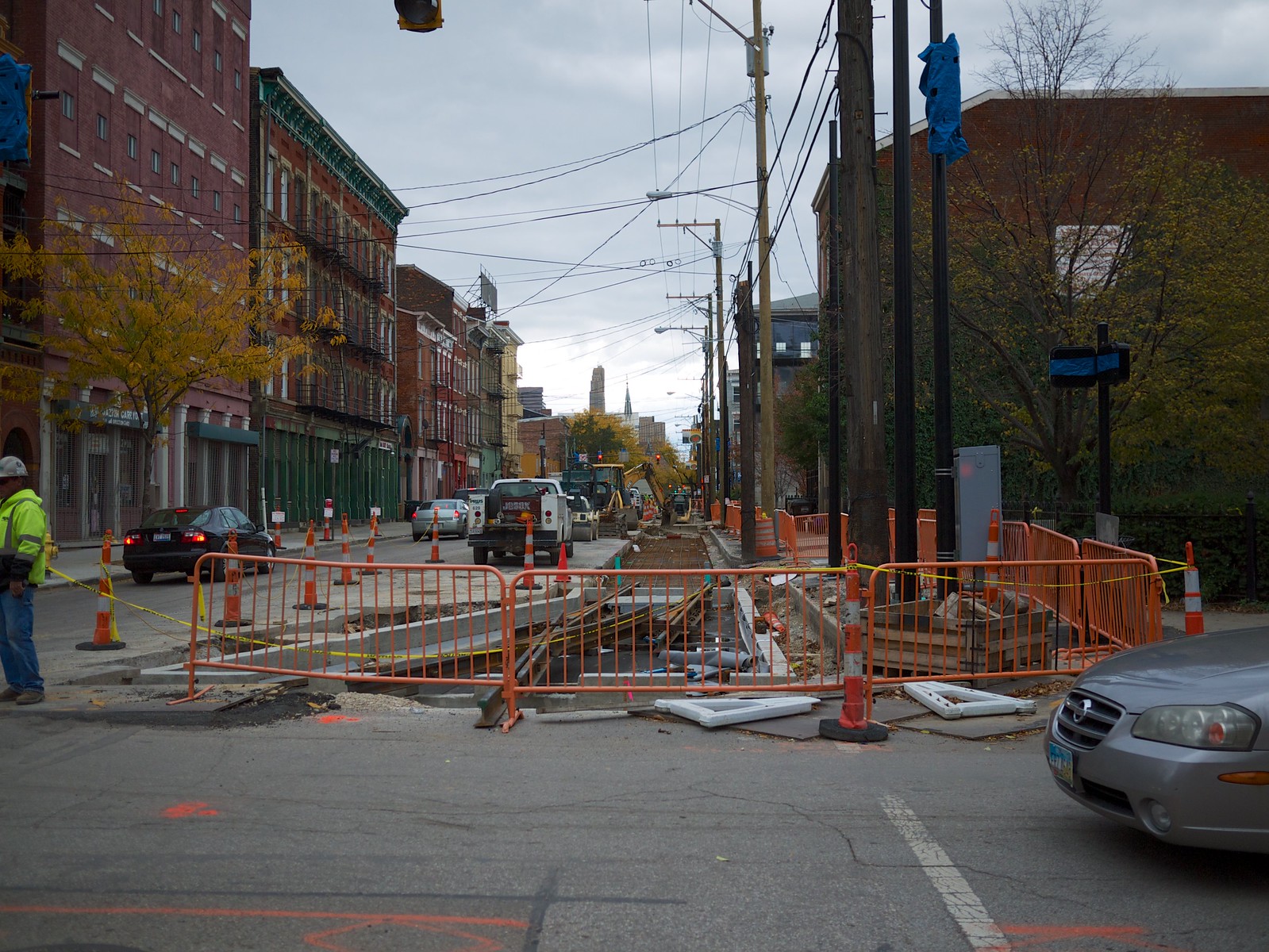 Cincinnati Streetcar Construction