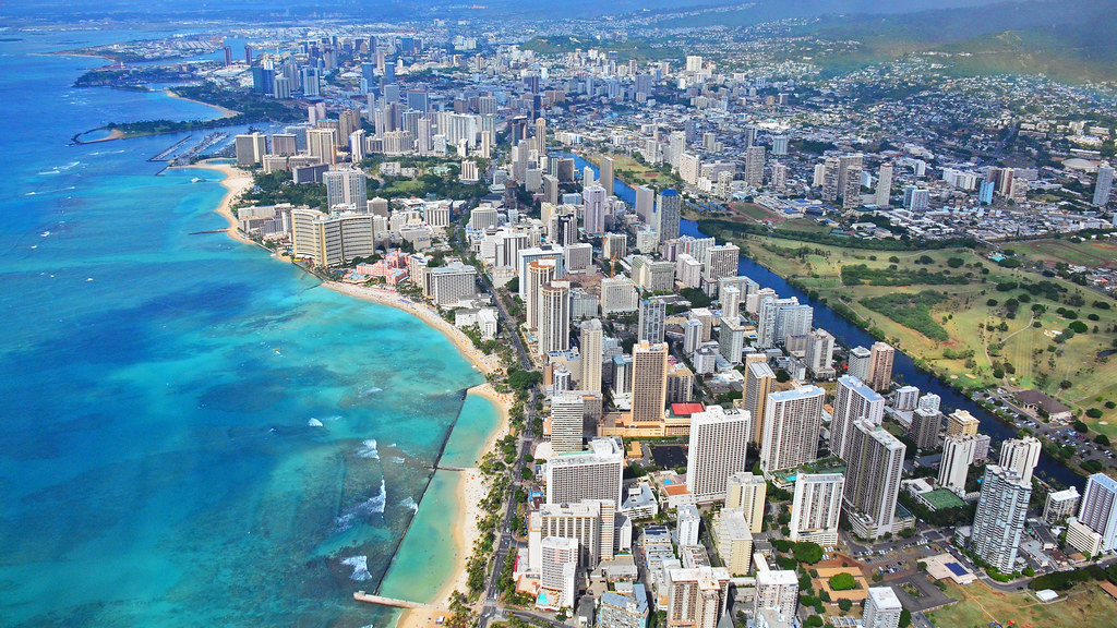 Waikiki, Honolulu | An aerial view of Waikiki and Honolulu f… | Flickr