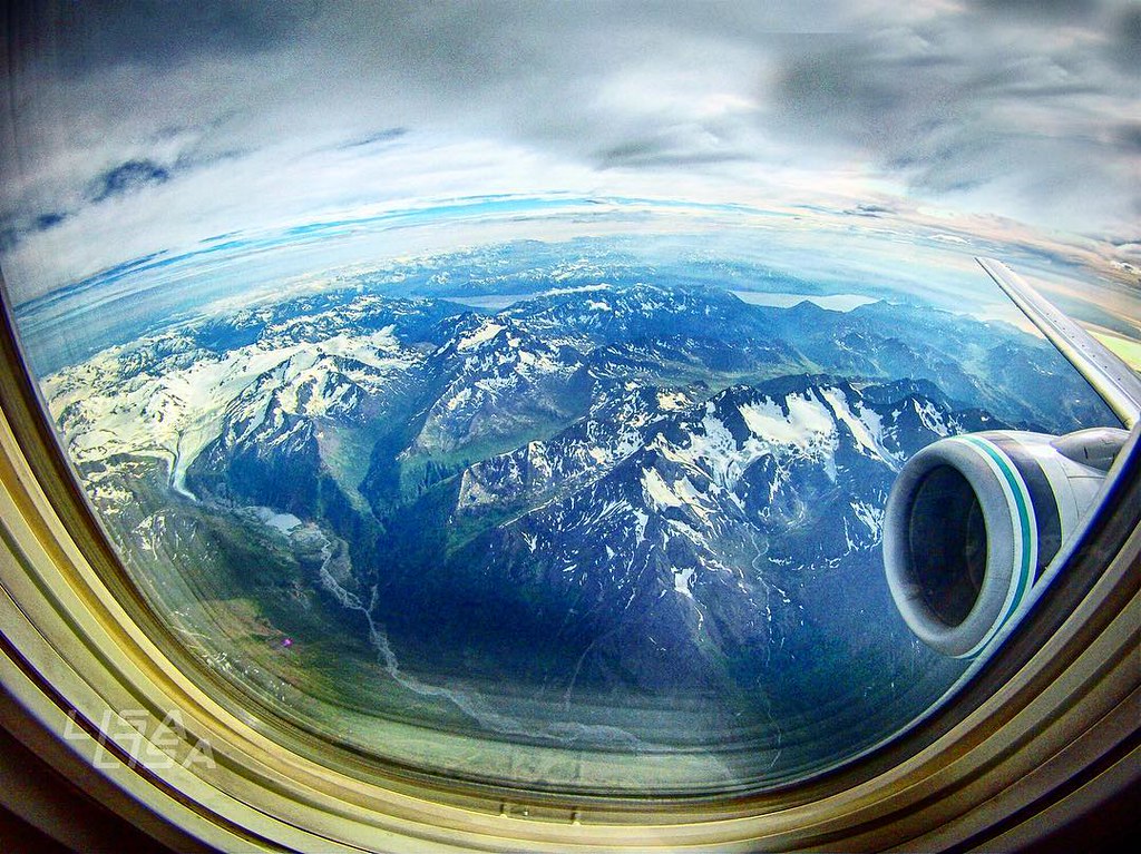 Birds eye view of the earth and its beauty. . . . . #plane… | Flickr