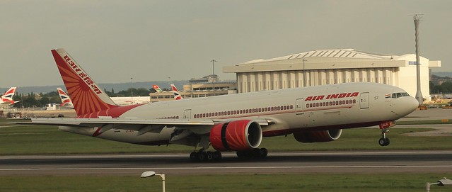 Boeing 777: 36306 VT-ALG 777-237LR Air India Heathrow Airport