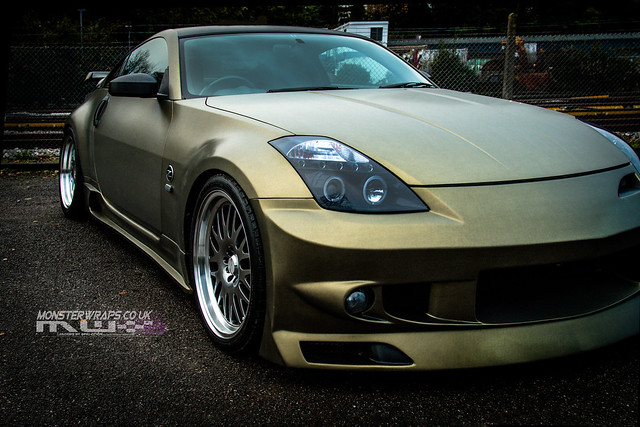 Brushed Gold wrap by Monsterwraps.co.uk