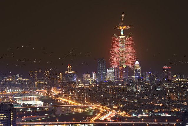 2015.01.01 台北 / 金面山 / 台北101跨年煙火 / Taipei 101 New Year Firework (PS)