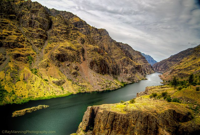 Hells Canyon - The Snake river running through Hells Canyon National Recreation Area          #HDR #HDRPhotography #HellsCanyon #HellsCanyonNationalRecreationArea #Idaho #Landscape #LandscapePhotography #Landscapes #Mountains #Mountainscape #Nature #Natur