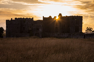 Carew Castle Sunset