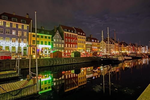 longexposure nightphotography copenhagen landscape denmark boats nyhavn canal nikon cityscape d600 nydavid1234