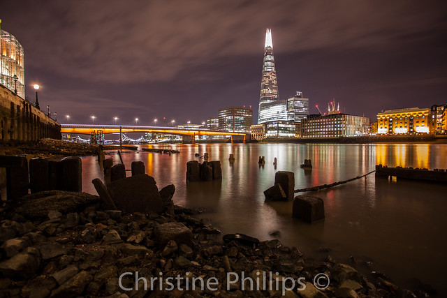 London Bridge, The River Thames and the Shard.