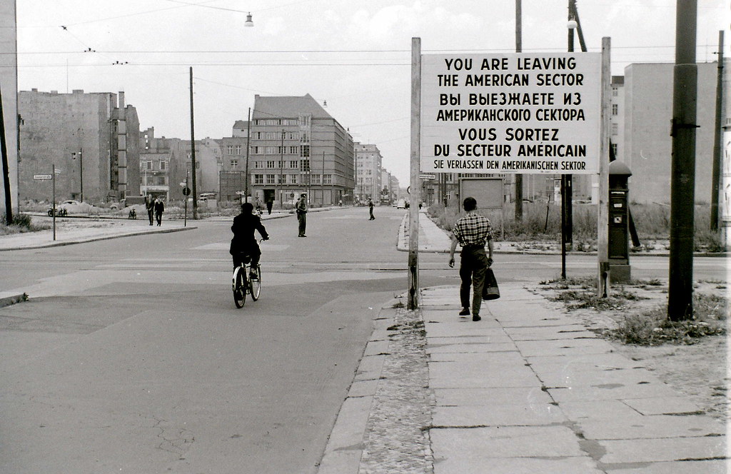 Before Checkpoint Charlie, Berlin, 31 July 1960