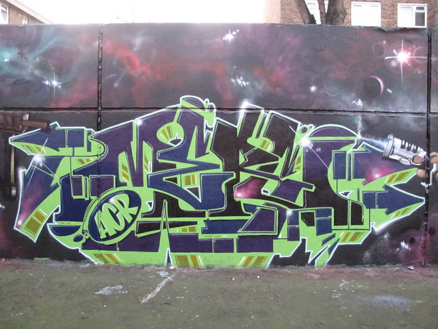 Merc graffiti, Stockwell