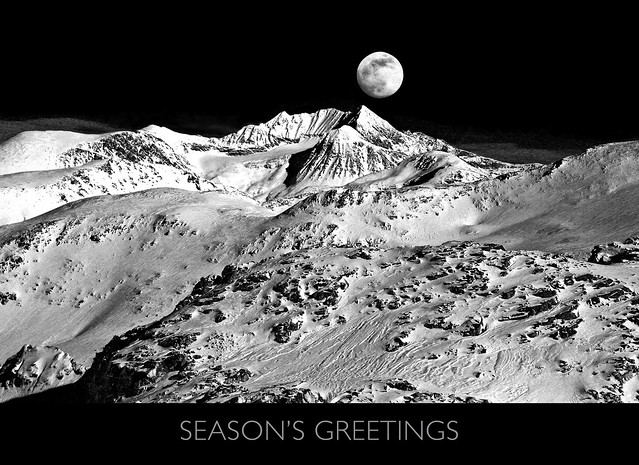 Mountain Moonscape - Greetings 2022