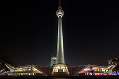 Fernsehturm Berlin at night