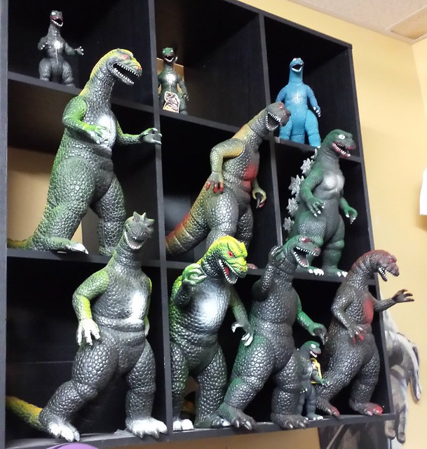 Godzilla toys at House of Fun in Oaklyn, NJ