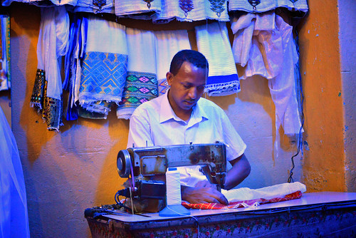 Sewing Machinist, Adigrat, Ethiopia | by Rod Waddington