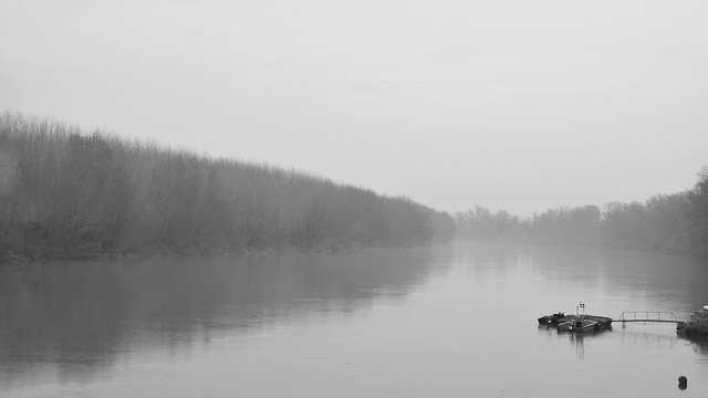 Brume sur la Garonne