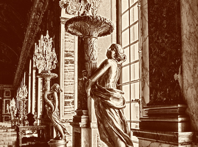 Château de Versailles, en version vieille gravure... Les