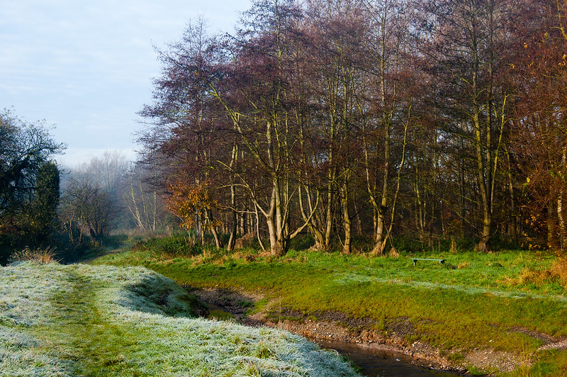 Penk Rise on a frosty morning