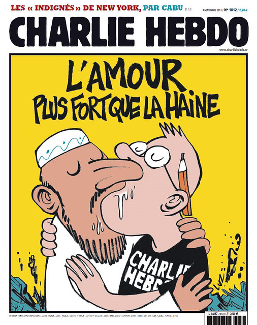 Charlie Hebdo je suis charlie (love is stronger than hate)