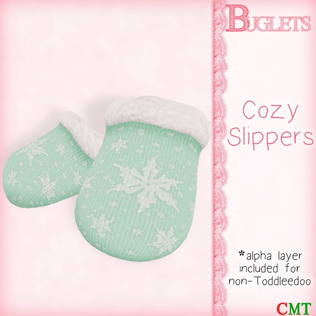 Cozy Slippers [Mint] AD