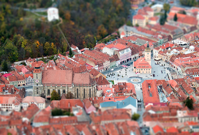 Miniature Brașov - Tilt/Shift (Nikon D3200 - Explored 19-11-2014 #4)