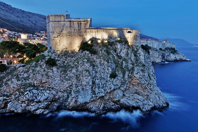Dubrovnik - Fort Lovrijenac by night