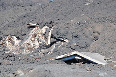 2003 lava flow on the Piano Provenzana at the start of the Monte Nero hike