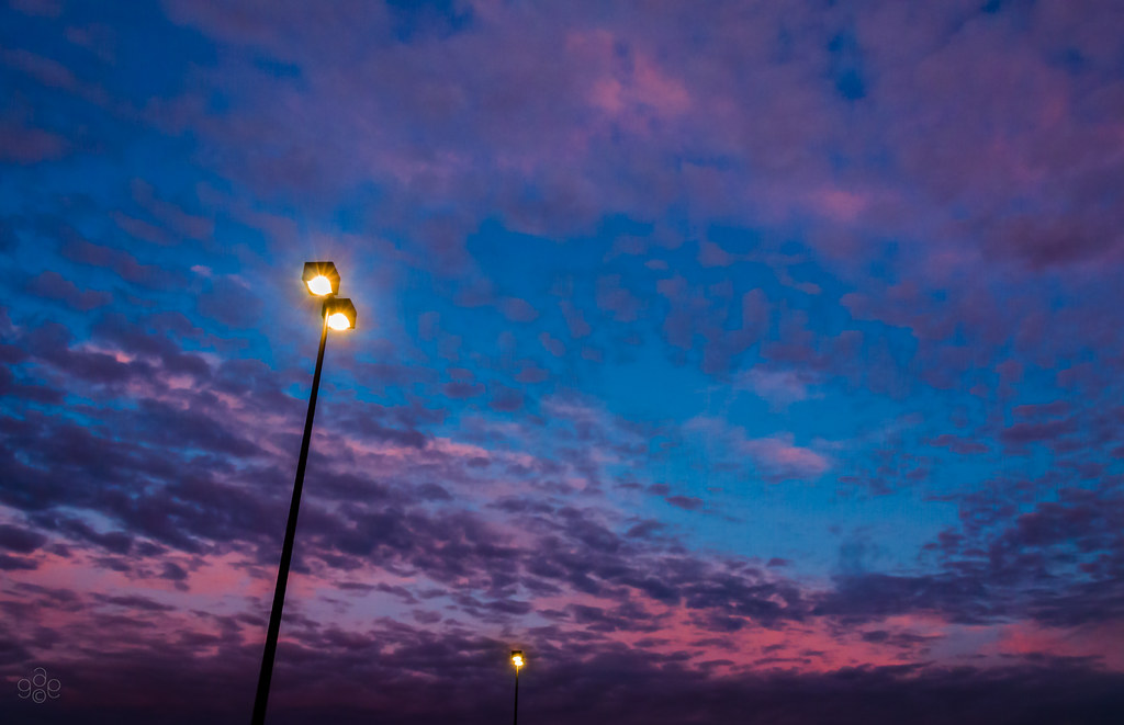 Walmart parking lot sunset | I pulled into a Walmart parking… | Flickr