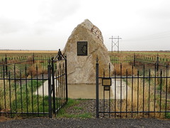Original Goshen Pioneer Cemetery Marker, Goshen, Utah