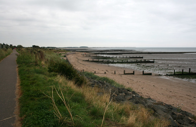 The beach at Broughty Ferry