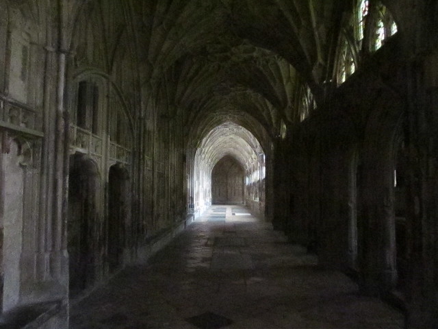 Ghostly cloisters, Gloucester Cathedral [Explored]
