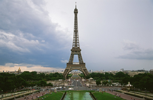 Summer Afternoon, Eiffel Tower, Paris, France