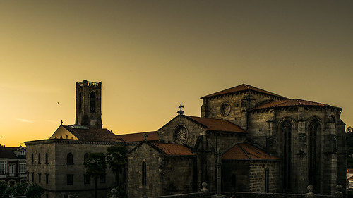 sunset church solpor betanzos igrexa