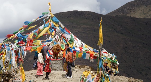 High pass in Gongkar county, Tibet 2015