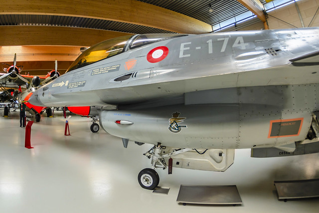 Danmarks Flymuseum Stauning 2014,  General Dynamics F-16A_S, E-174, År 1980, 30. june 2014_1