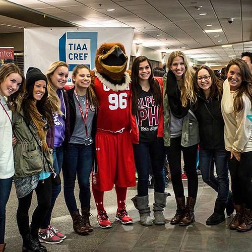 Swoop hanging out at yesterday's #MLK service day. Check out all our #MLKweek events, including tomorrow's march, at bit.ly/MLKweek15. #UofU #UniversityofUtah #SLC #Utah @bennioncenter @diversityatu