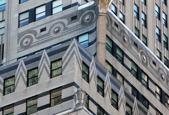 Chrysler Building motifs detail