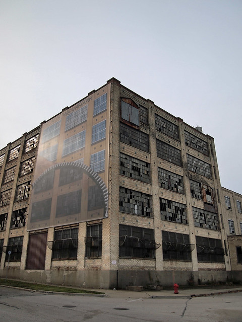 Factory Features Faux Facade