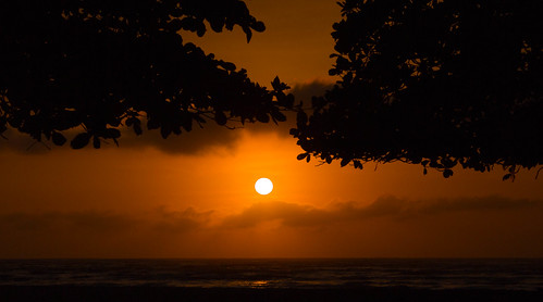 sunset sea brazil sky orange beach brasil sunrise ubatuba