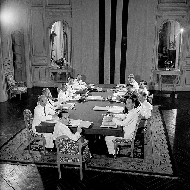 SAIGON ca 1953 - Nội các của Thủ tướng Nguyễn Văn Tâm thời Quốc trưởng Bảo Đại